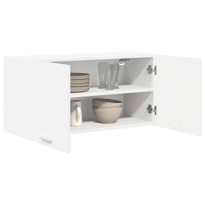Hangkast met plank Riga Wit 80 x 31 x 40 cm Bewerkt hout