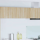Hangkast 80x31x40 cm Sonoma eiken bewerkt hout