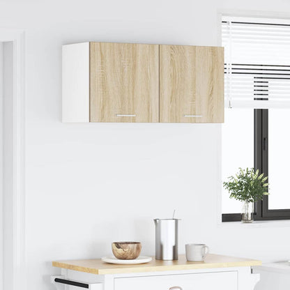 Hangkast met opslag Sonoma Eiken 80 x 31 x 40 cm Bewerkt hout