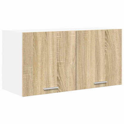 Hangkast met opslag Sonoma Eiken 80 x 31 x 40 cm Bewerkt hout