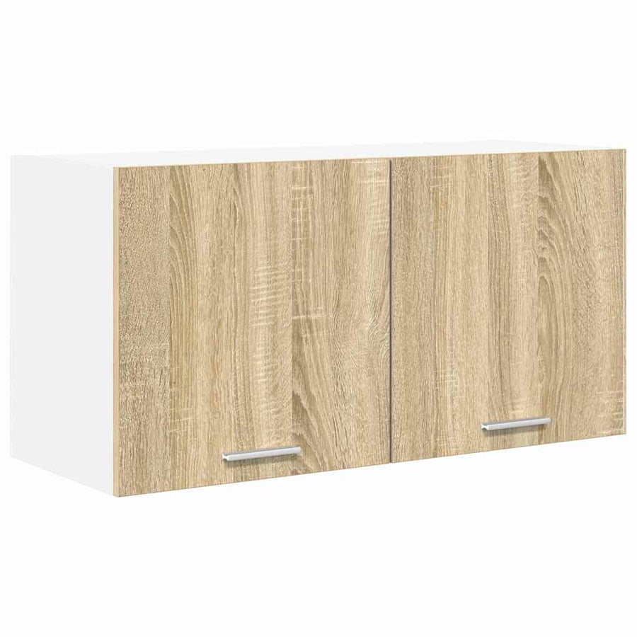 Hangkast met opslag Sonoma Eiken 80 x 31 x 40 cm Bewerkt hout