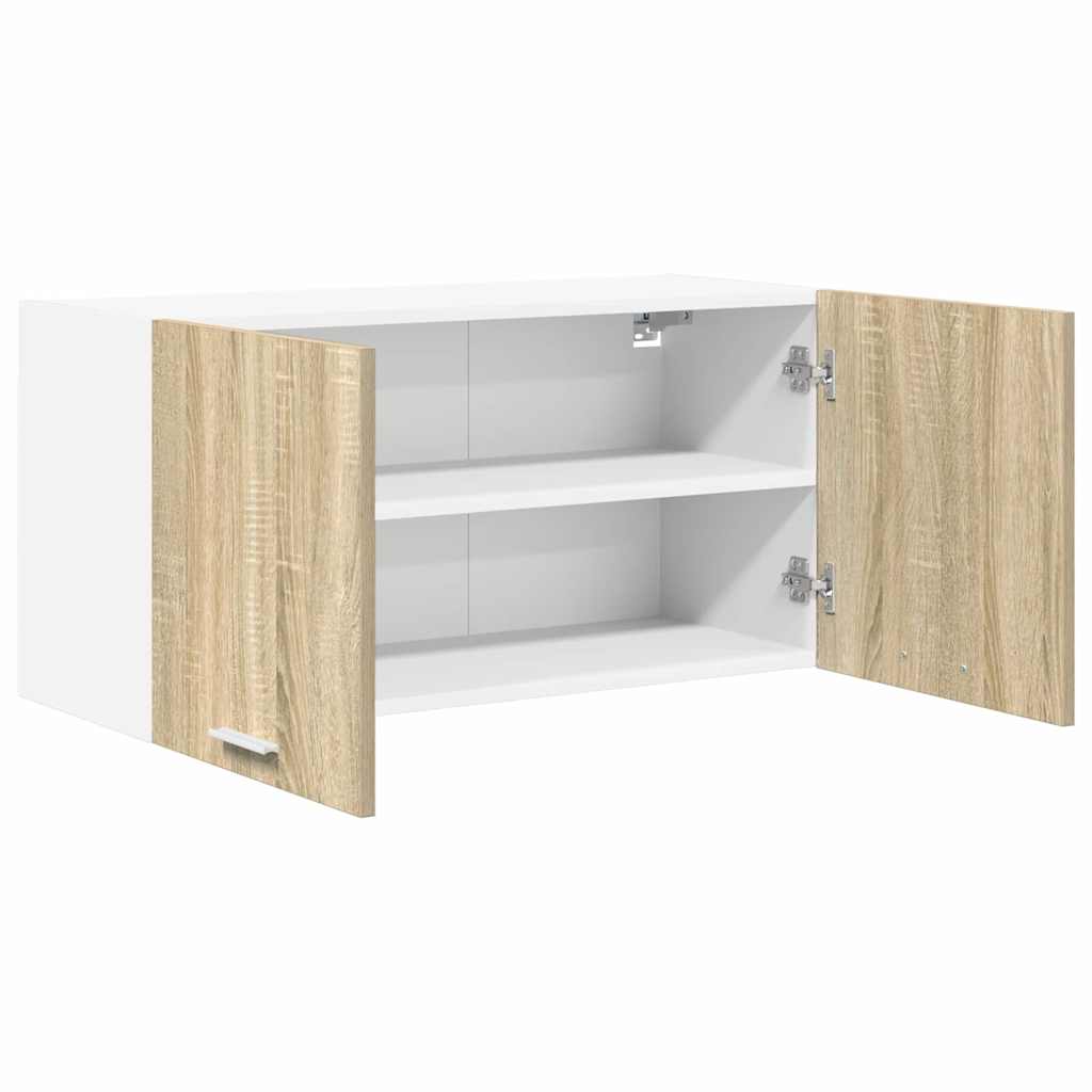 Hangkast met opslag Sonoma Eiken 80 x 31 x 40 cm Bewerkt hout