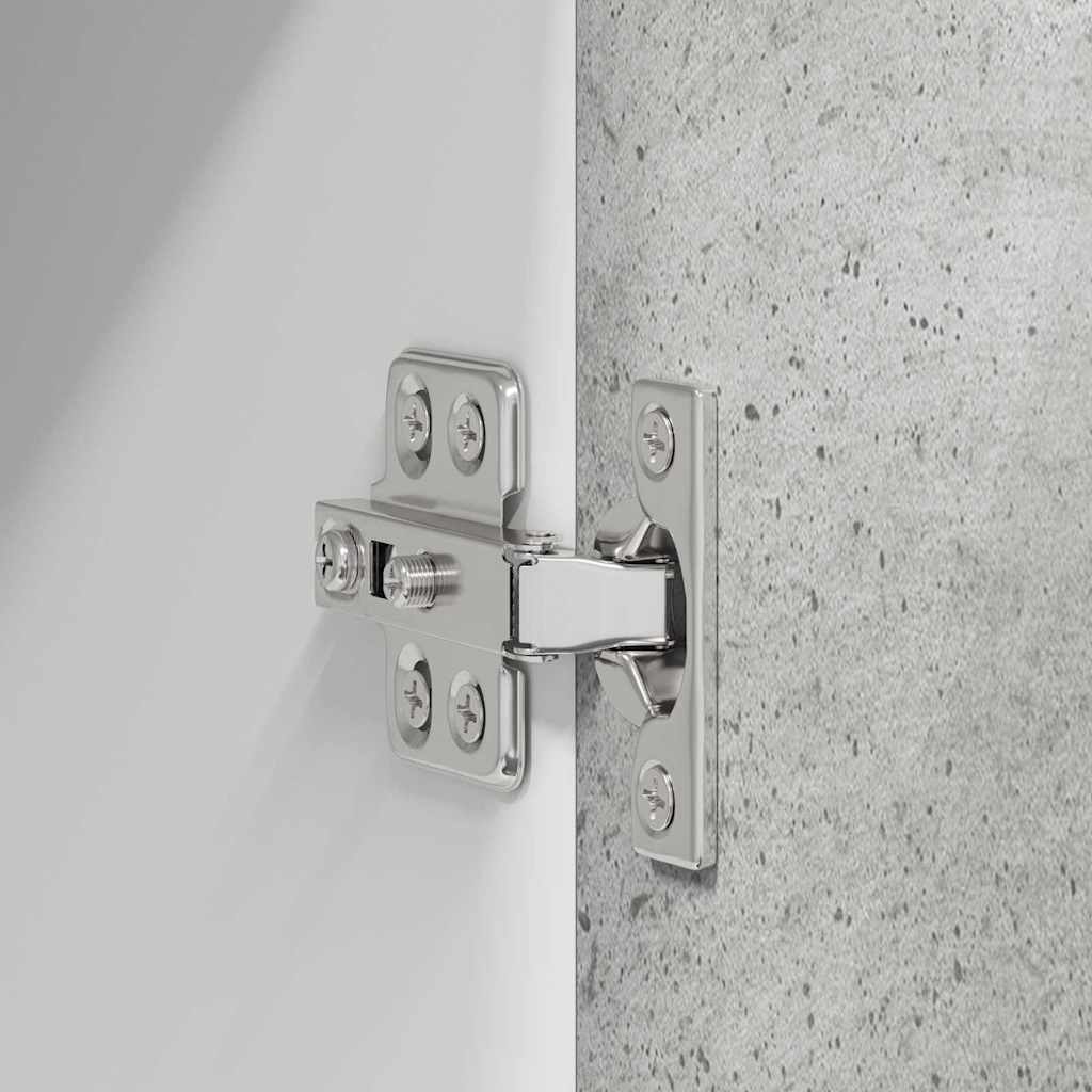 Hangkast Riga Beton Grijs 80 x 31 x 40 cm Bewerkt hout