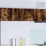 Hangkast 80x31x40 cm gerookt eiken bewerkt hout