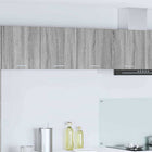 Wall Cabinet with Storage Grey Sonoma 80 x 31 x 40 cm Engineered Wood