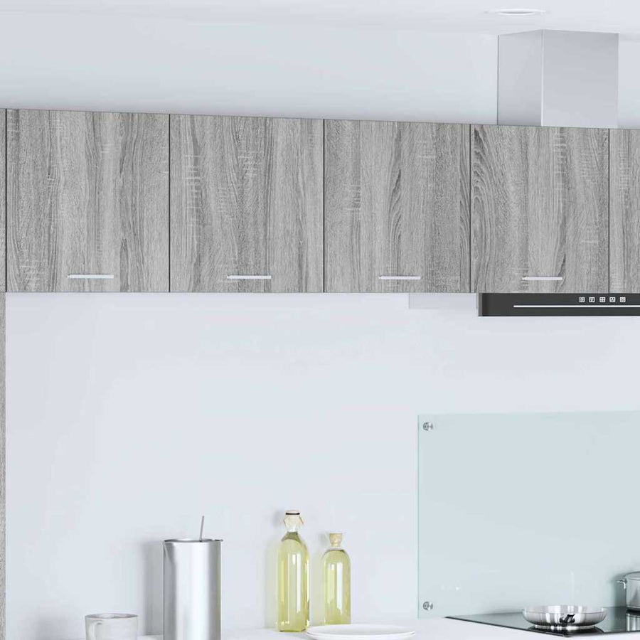 Hangkast Riga Grijs Sonoma 80 x 31 x 40 cm Bewerkt hout