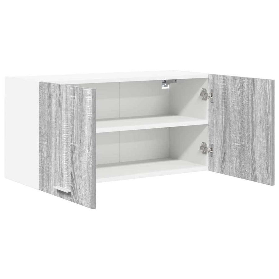 Hangkast Riga Grijs Sonoma 80 x 31 x 40 cm Bewerkt hout