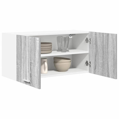 Hangkast Riga Grijs Sonoma 80 x 31 x 40 cm Bewerkt hout