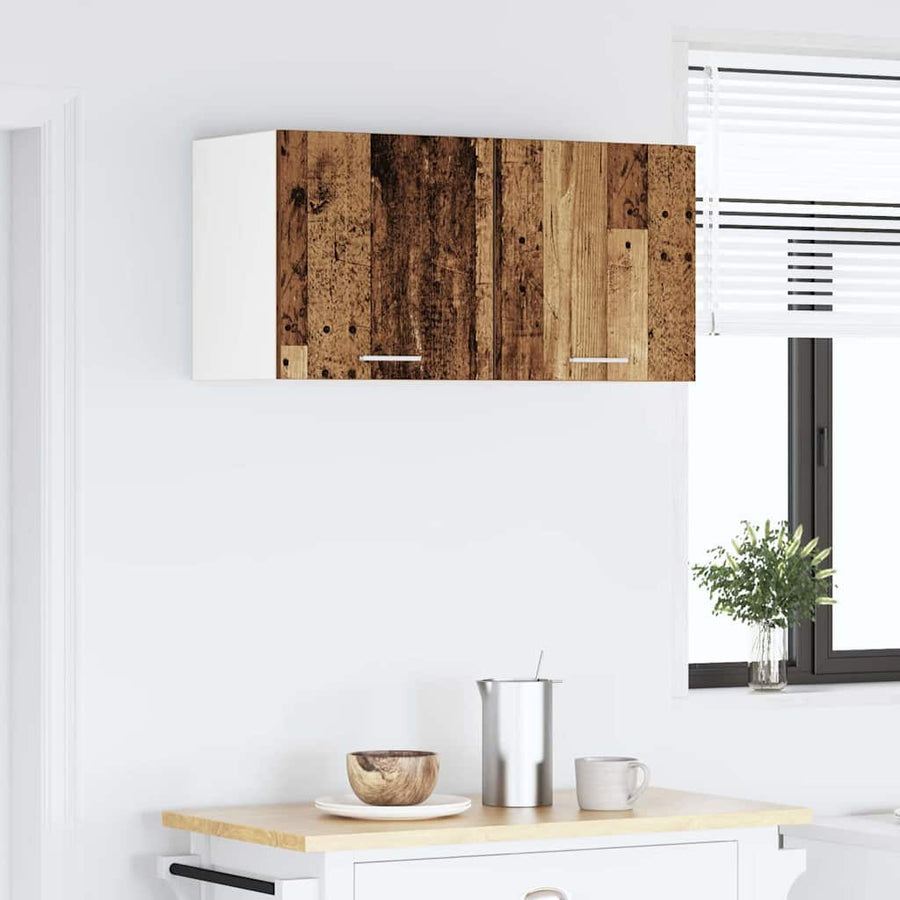 Hangkast met plank Riga Oud Hout 80 x 31 x 40 cm Bewerkt hout