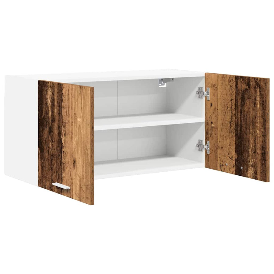 Hangkast met plank Riga Oud Hout 80 x 31 x 40 cm Bewerkt hout