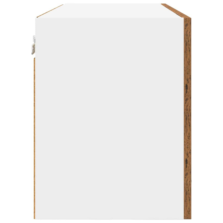 Hangkast met plank Riga Oud Hout 80 x 31 x 40 cm Bewerkt hout
