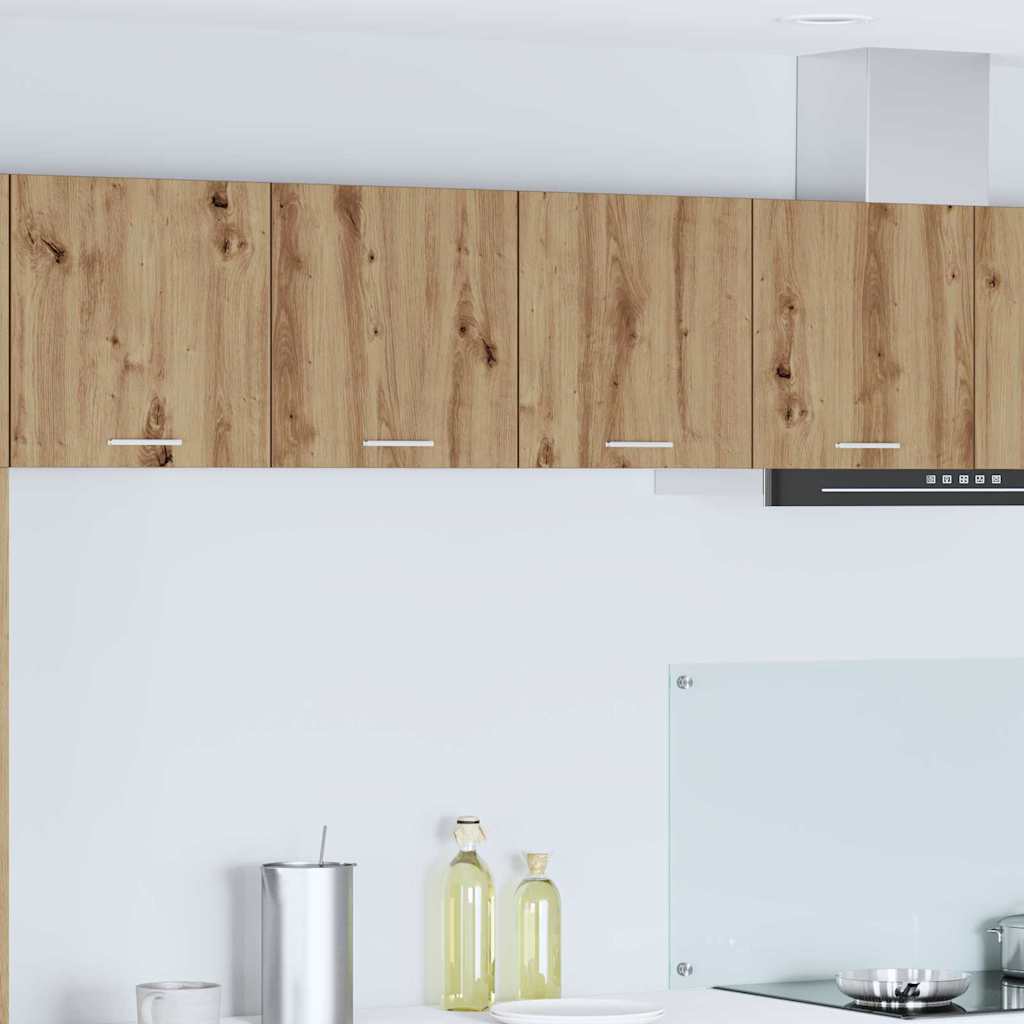 Hangkast met opslag Artisan Eiken 80 x 31 x 40 cm Bewerkt hout