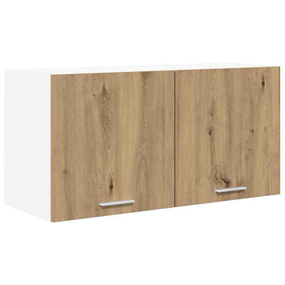 Hangkast met opslag Artisan Eiken 80 x 31 x 40 cm Bewerkt hout