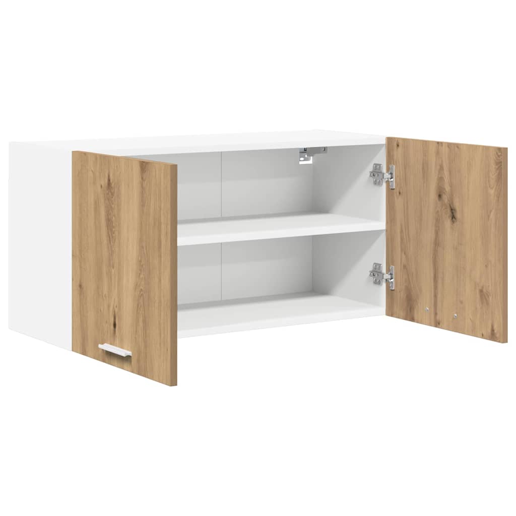 Hangkast met opslag Artisan Eiken 80 x 31 x 40 cm Bewerkt hout