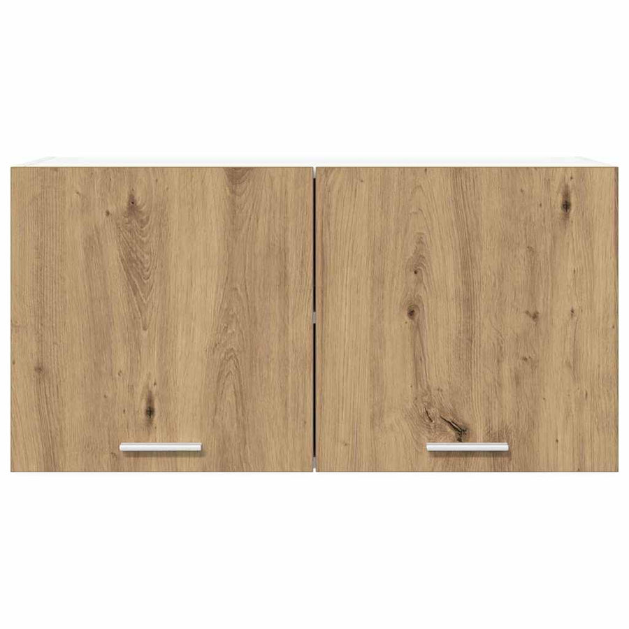 Hangkast met opslag Artisan Eiken 80 x 31 x 40 cm Bewerkt hout