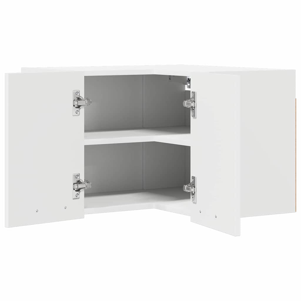 Hangkast met plank Riga Wit 57 x 57 x 40 cm Bewerkt hout