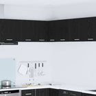 Wall Cabinet Black Oak and White 57 x 57 x 40 cm Engineered wood