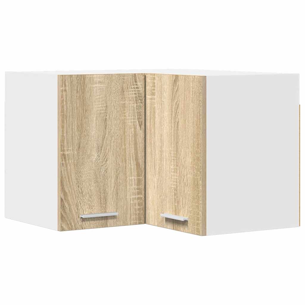 Hangkast Riga Sonoma Eik en Wit 57 x 57 x 40 cm Bewerkt hout