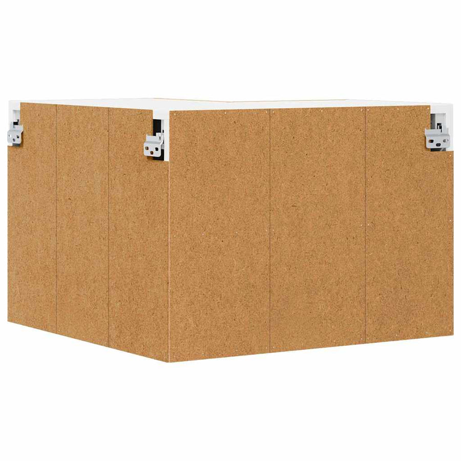 Hangkast Riga Sonoma Eik en Wit 57 x 57 x 40 cm Bewerkt hout