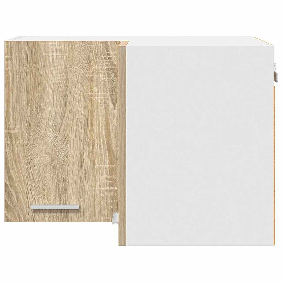 Hangkast Riga Sonoma Eik en Wit 57 x 57 x 40 cm Bewerkt hout