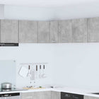Hangkast 57x57x40 cm bewerkt hout beton grijs wit