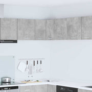 Hangkast 57x57x40 cm bewerkt hout beton grijs wit