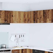 Hangkast 57x57x40 cm bewerkt hout oud hout wit