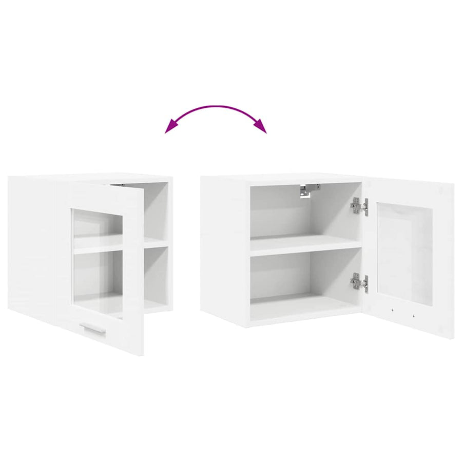 Hangkast met plank Riga Wit 40 x 31 x 40 cm Bewerkt hout