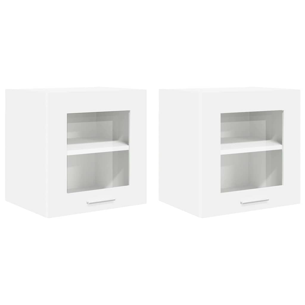Hangkast met plank Riga 2 pcs Wit 40 x 31 x 40 cm Bewerkt hout