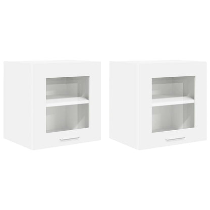 Hangkast met plank Riga 2 pcs Wit 40 x 31 x 40 cm Bewerkt hout