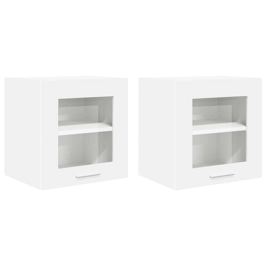 Hangkast met plank Riga 2 pcs Wit 40 x 31 x 40 cm Bewerkt hout