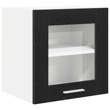 Hangkast Riga Zwart Eiken 40 x 31 x 40 cm Bewerkt hout