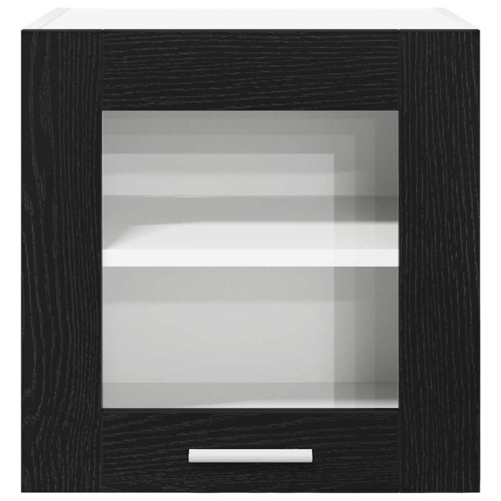 Hangkast Riga Zwart Eiken 40 x 31 x 40 cm Bewerkt hout