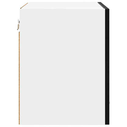 Hangkast Riga 2 pcs Zwart Eiken 40 x 31 x 40 cm Bewerkt hout