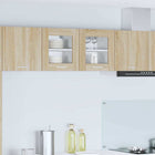 Hangkast 40x31x40 cm bewerkt hout sonoma eiken