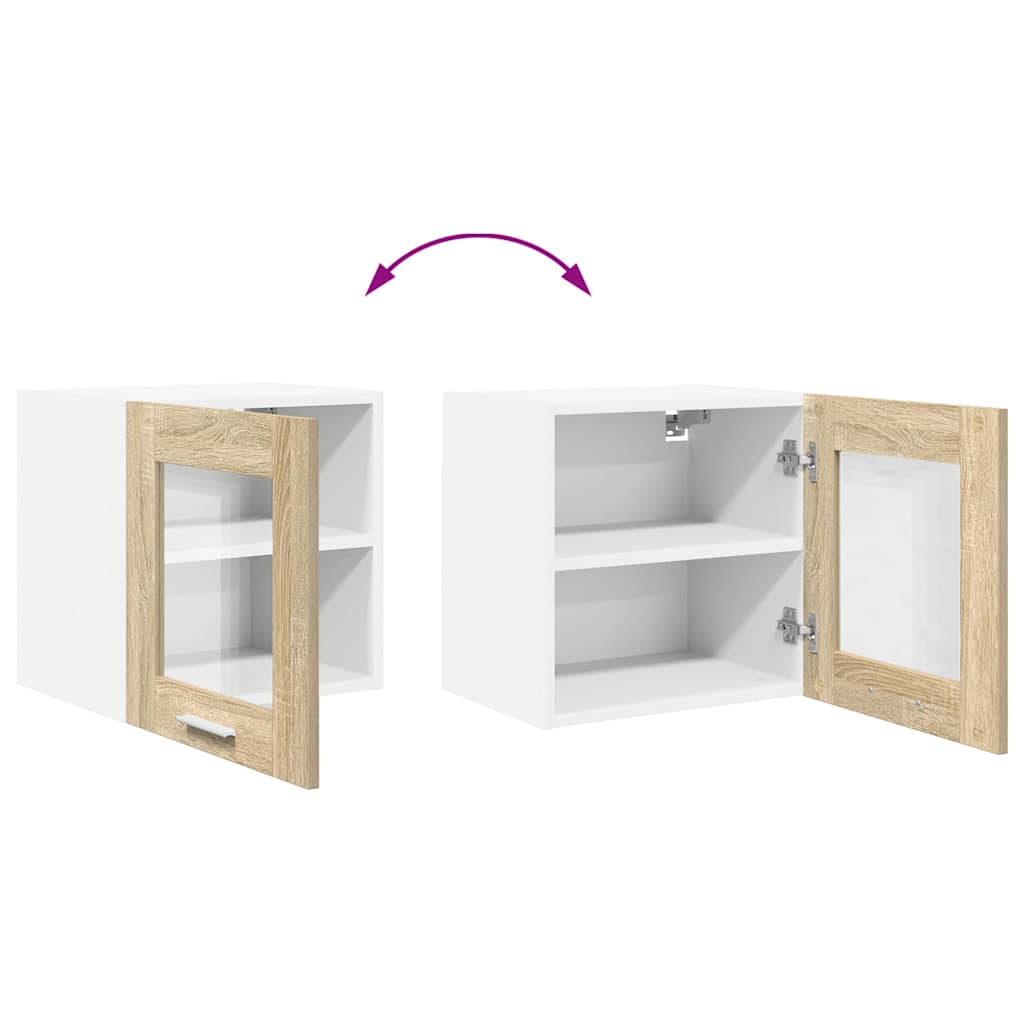Hangkast Riga Sonoma Eiken 40 x 31 x 40 cm Bewerkt hout