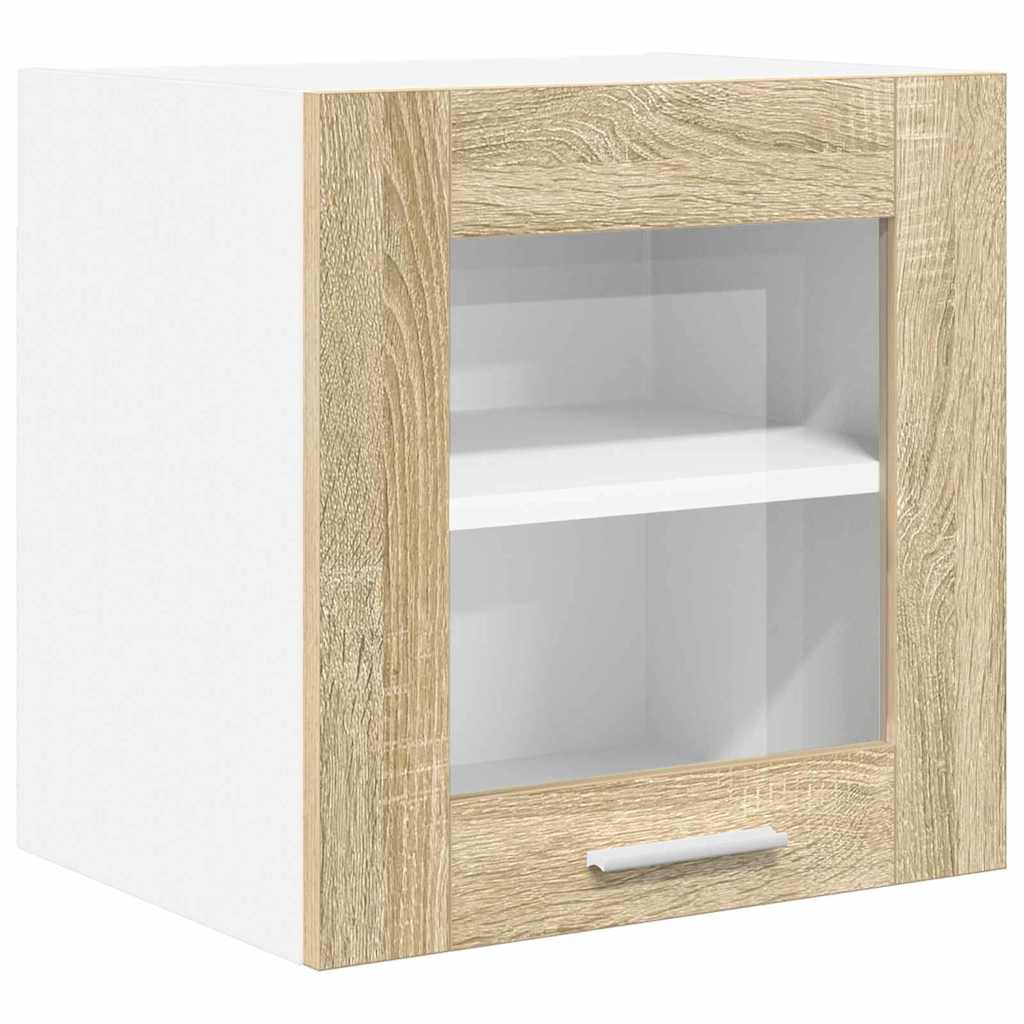 Hangkast Riga 2 pcs Sonoma Eiken 40 x 31 x 40 cm Bewerkt hout