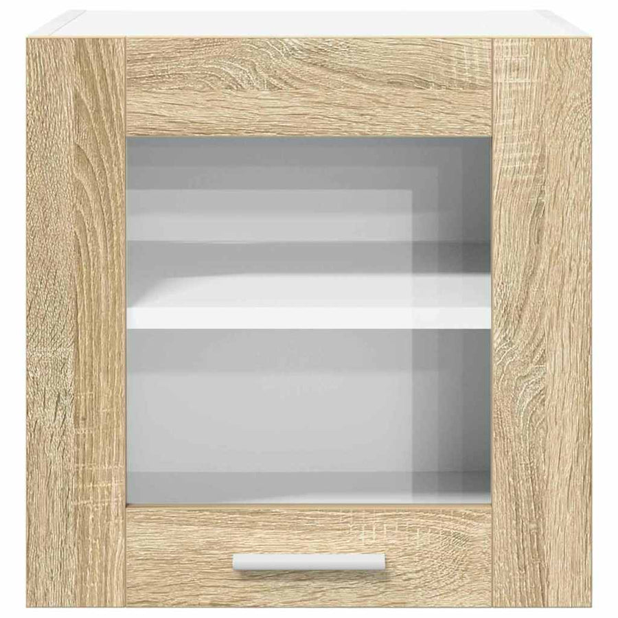 Hangkast Riga 2 pcs Sonoma Eiken 40 x 31 x 40 cm Bewerkt hout