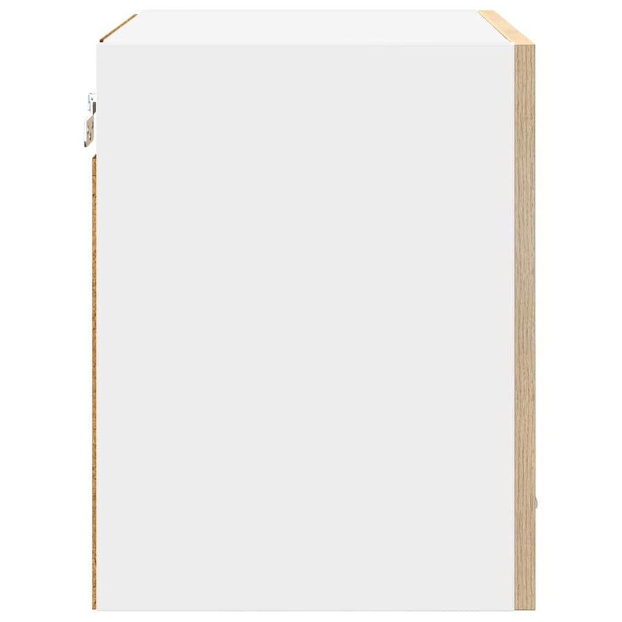 Hangkast Riga 2 pcs Sonoma Eiken 40 x 31 x 40 cm Bewerkt hout