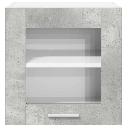 Hangkast Beton Grijs 40 x 31 x 40 cm Bewerkt hout