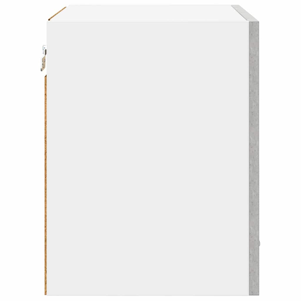 Hangkast Beton Grijs 40 x 31 x 40 cm Bewerkt hout