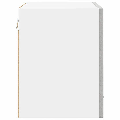 Hangkast Beton Grijs 40 x 31 x 40 cm Bewerkt hout
