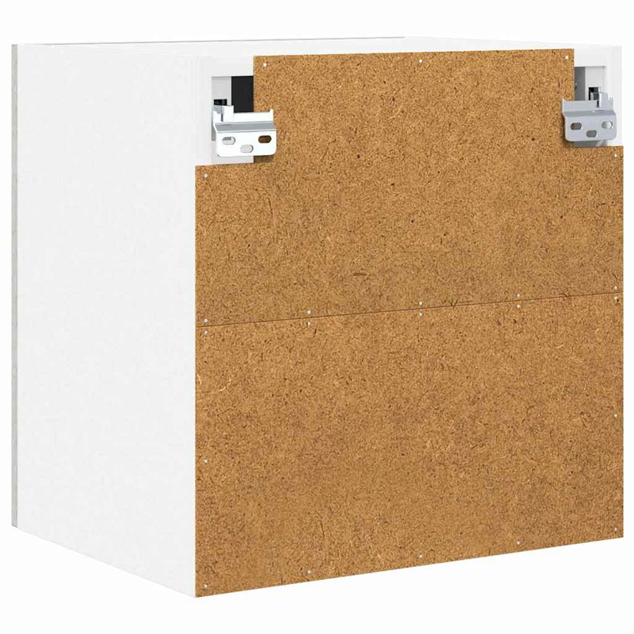 Hangkast Riga 2 pcs Beton Grijs 40 x 31 x 40 cm Bewerkt hout
