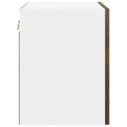 Hangkast Riga Gerookt eiken 40 x 31 x 40 cm Bewerkt hout