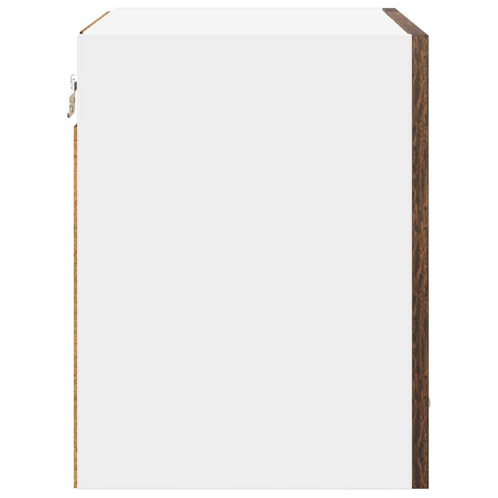 Hangkast Riga 2 pcs Gerookt eiken 40 x 31 x 40 cm Bewerkt hout
