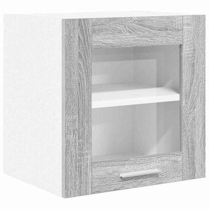 Hangkast Riga 2 pcs Grijs Sonoma 40 x 31 x 40 cm Bewerkt hout
