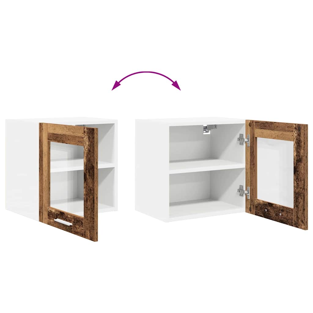 Hangkast met plank Riga Oud Hout 40 x 31 x 40 cm Bewerkt hout