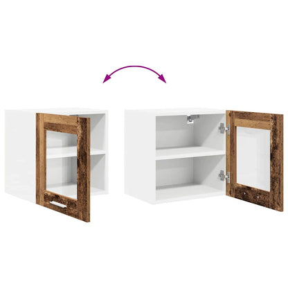 Hangkast met plank Riga Oud Hout 40 x 31 x 40 cm Bewerkt hout