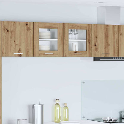 Hangkast Riga 2 pcs Artisan Eiken 40 x 31 x 40 cm Bewerkt hout
