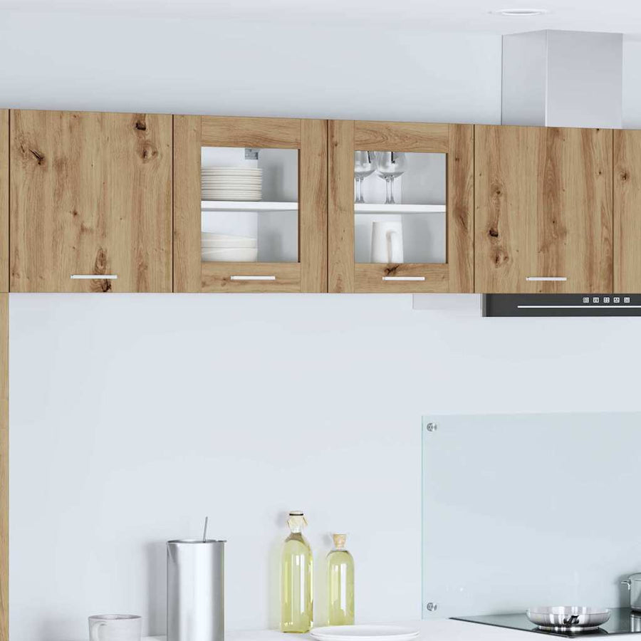 Hangkast Riga 2 pcs Artisan Eiken 40 x 31 x 40 cm Bewerkt hout